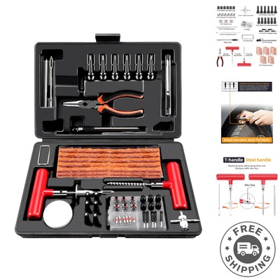 Professional 98PCS Tire Repair Kit - Durable Tools for Cars, Trucks, and More
