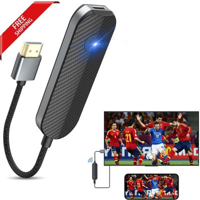 iShare iOS Wireless HDMI Display Adapter for iPhone, Streaming Mirroring Devi...