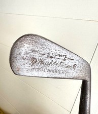 Antique Wright Ditson ACCURATE Mid Iron St Andrews Hickory Wood Wooden Golf Club