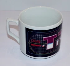 Vintage 1981 TRON Arcade Bally Midway EMPLOYEE Mug 1 of 600  - RARE Disney Promo