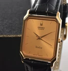 Vtg 1988 [N MINT] SEIKO Dolce 7731-5210 Gold Tank 24mm Quartz Men's Watch JAPAN