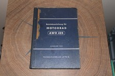 DDR Original Betriebsanleitung  AWO 425  Tourenawo  1954
