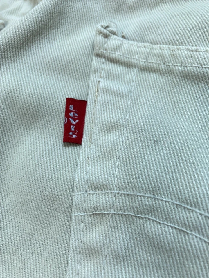 Levi's 501 jean beige W30 L36 FR37 #LS-02 - Photo 4/4