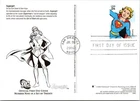 Dr Jim Stamps Fdc Fleetwood 24C Pre Stamped Card Dc Super Heroes Supergirl