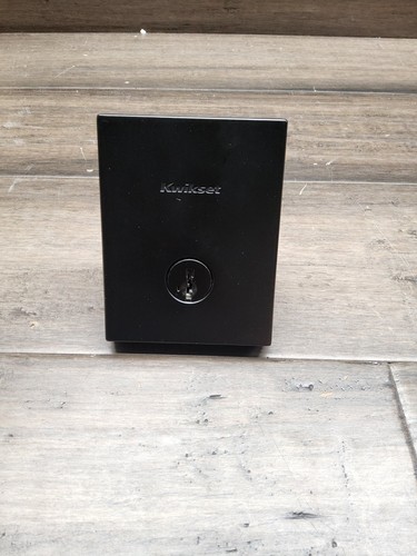 Kwikset 258SQT-514S Downtown Low Profile Einzylinder Deadbolt - Matt Black - Bild 4 von 6