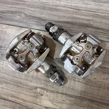 Shimano PD-M747 Clipless Mountain Bike Pedals Used No Cleats