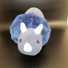 Aurora Ebba Blue Stegosaurus Dino Stripped Belly Plush Stuffed Animal 11"