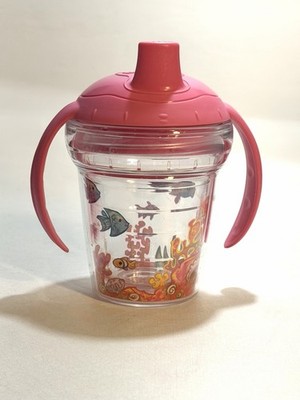  Tervis Insulated Tumbler My First Sippy Cup Pink FISH  6oz
