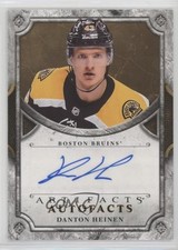 2018-19 Upper Deck Artifacts Autofacts Danton Heinen #A-DH Auto zp8