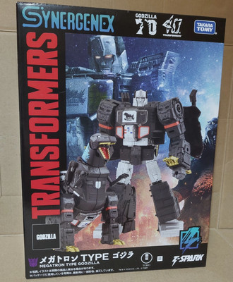 Takara Tomy Transformers Megatron Type Godzilla NEW Synergenex T-Spark Leader