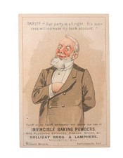 Antique Victorian Trade Card Invincible Baking Powders Solliday Bros. & Lamphere