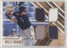 2017 Panini Elite Extra Edition Quad Materials Holo Gold /99 Willy Adames hg6