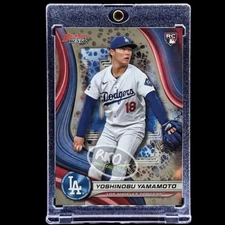 Yoshinobu Yamamoto RARE ROOKIE MOLTEN CHROME INVESTMENT CARD DODGERS MVP MINT