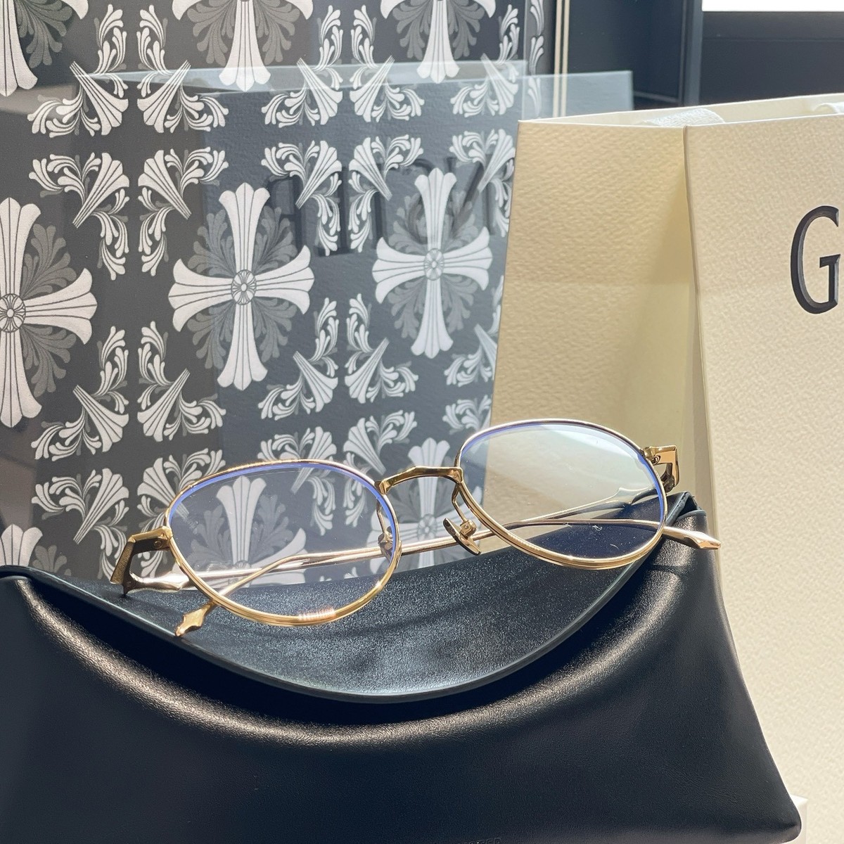 GentleMonster Sunglasses BOLD - EP 031 Gold Frame Clear