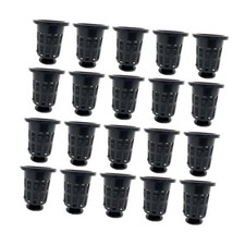 20Pcs Net Pots for Hydroponics Round Indoor Outdoor Growing Slotted Mesh Net 0.41 per sponge