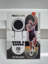 Day'Ron Sharpe 2021-22 NBA Hoops - Rise N Shine Memorabilia Winter rookie