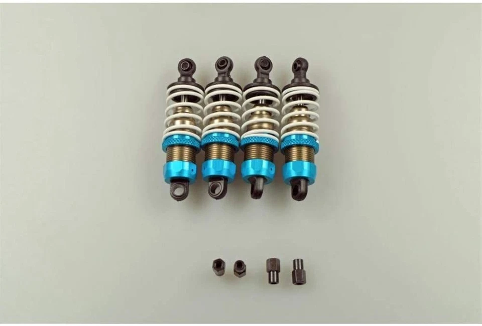 Alu Stoßdämpfer Set (4) 62mm 1:10 Carson 500405864 auch für Tamiya - Bild 2 von 2