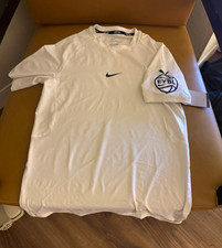 Nike Pro Mens M White Basketball T-Shirt Shor...