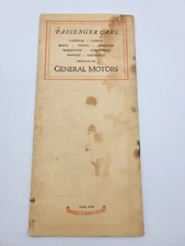 Vintage 1930 General Motors Automobile Catalog Cadillac Buick Oldsmobile Chevy