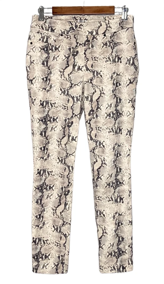 Chico's Mujer Animal Print Flaco Pull On Jegging Talla 0 = 4 Elástico Multicolor Foto 2 de 4