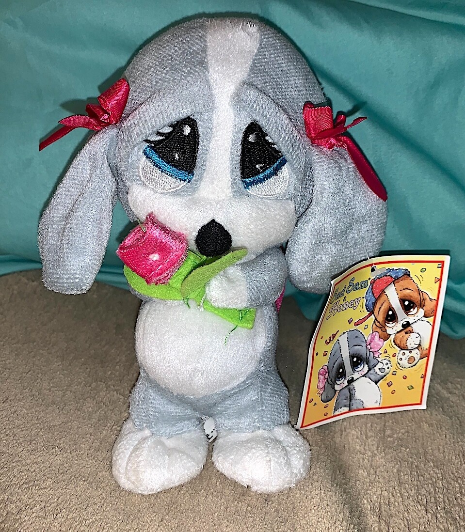 Sad Sam Girl Gray Dog Honey Angel 8