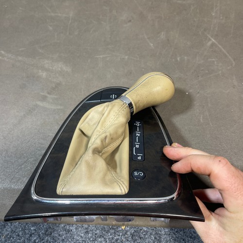 06-11 Mercedes W219 CLS550 Push Button Gear Shifter Shift Knob Boot Assembly OEM - Picture 9 of 10