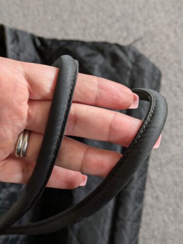 Borsa Christian Dior nera Cannage Trotter tela Lady Dior - Foto 3 di 11