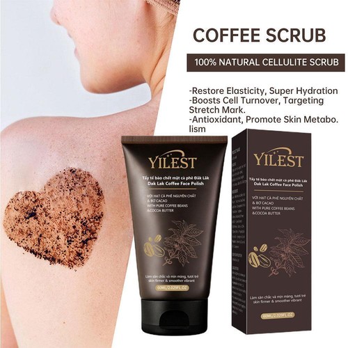 Coffee Facial Body Scrub Moisturizing Softening Dry Skin Skin D1P0 Wrinkle S3Q4 - Picture 2 of 10