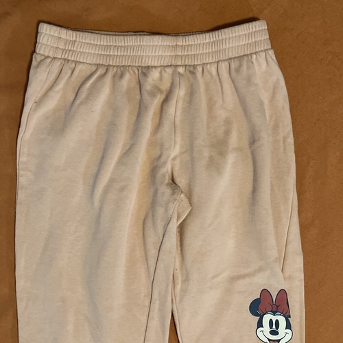 Disney Micky Mouse Joggers Sweat Pants Pink Medium 10/12 - Picture 3 of 9