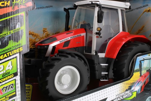 MASSEY FERGUSON 5S.145 FARM TRACTOR 13" DIECAST CAR MAISTO 82723 - Picture 3 of 3