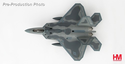 HM 1/72 U.S. Air Force F-22 Fighter Jet Langley AFB HA2818 Finished Model - Picture 6 of 7