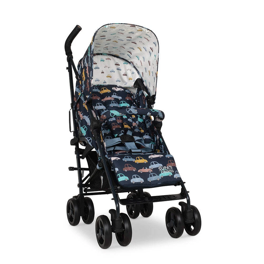 Cosatto Supa 3 Stroller Suitable to 25KG Lightweight Compact Folding & Footmuff