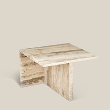 Travertine coffee / side table Ex Display 