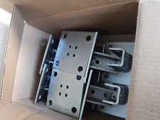 (8) Atkore Power-Strut PS 3033 EG, Strut Post Base, Steel, Electro-Gal, 6" X 6"