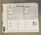 Vintage McCall's EASY 5788 Sewing Pattern Misses Dress Size A 6 8 10 UC FF — photo 2