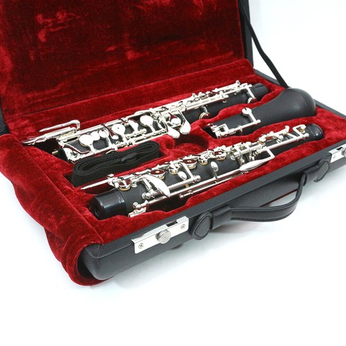 Niklowany C Key Advance Oboe Jakość Ebonit Body Profesjonalny instrument - Zdjęcie 8 z 20