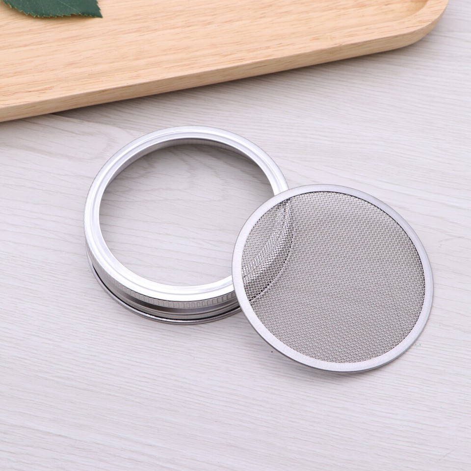4 Pcs Mother Sprouting Screen Lid Wide Mouth Jars Canning Lids eBay