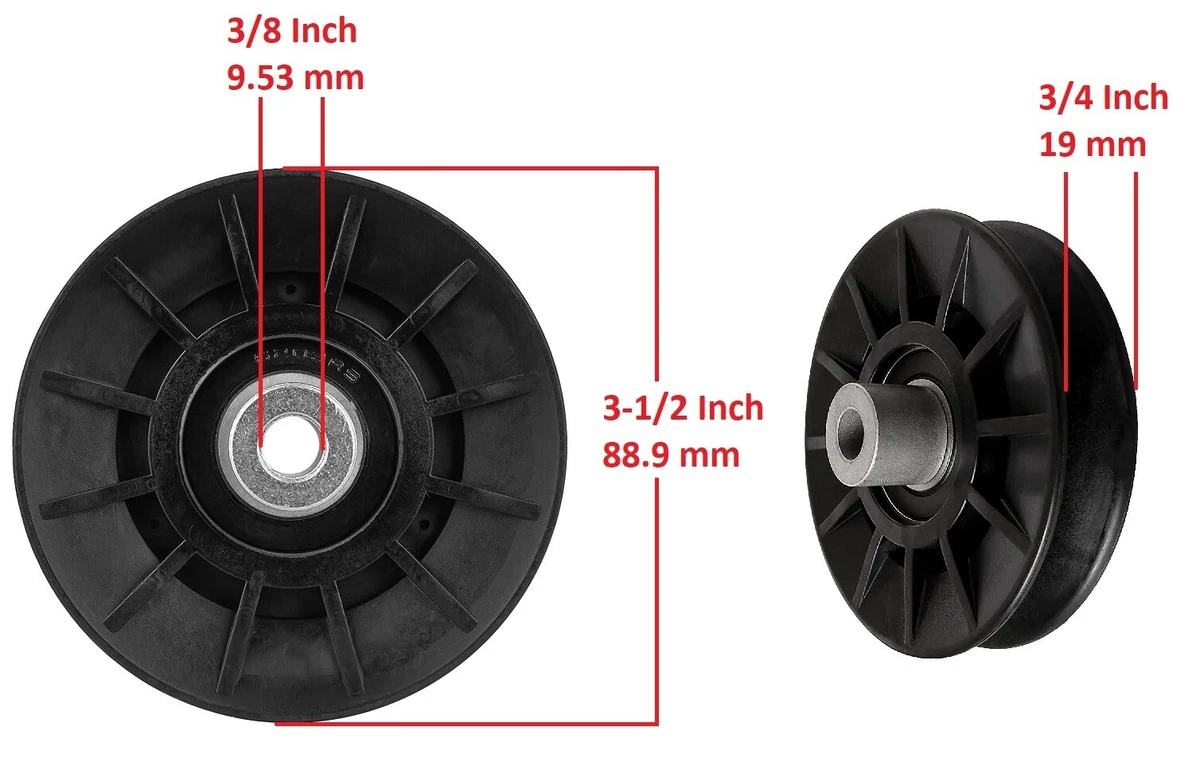 3 Drive Transmission Idler Pulley Belt For Husqvarna YTH24V48