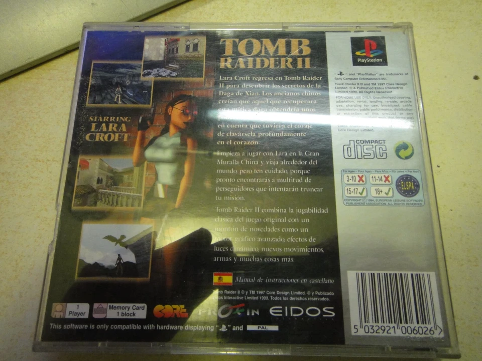 Tomb Raider II Platinum PSX (SP) [PO14611], foto 2 de 5