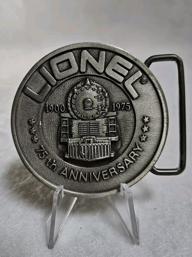 Vintage Lionel 1975 Lionel Trains 75th 1900-1975 Anniversary Belt Buckle