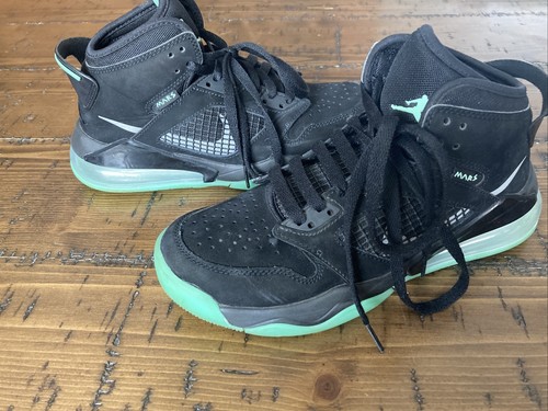 Nike Air Jordan Mars 270 Black/Green Glow Sneakers Size Youth 5.5 boys  shoes | eBay