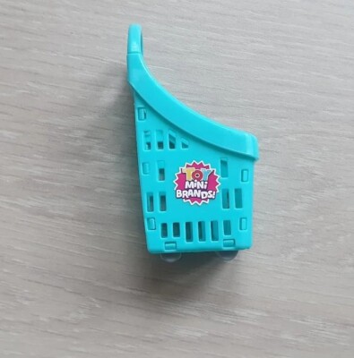 Spielzeug Mini Marke blau Spielzeug Mini Trolley Korb auf Rollen