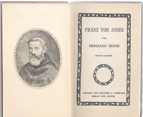 Hermann HESSE Franz von Assis 1904 SEHR SELTEN Buchschmuck Heirnich Vogeler - Bild 3 von 5