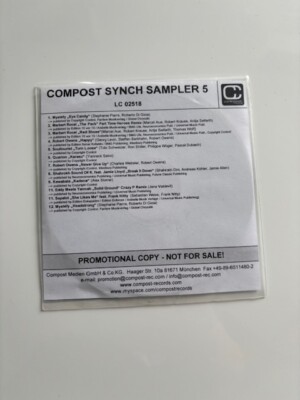 Various, COMPOST Synch Sampler 5, RARE DJ PROMO Album CD