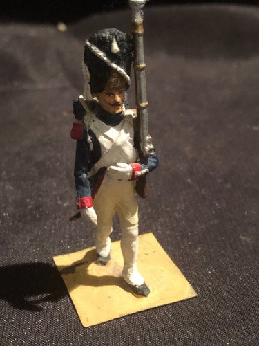Figurine Historique 1/32 Tambour Grenadier Garde De Paris Premier Empire - FIRST LEGION