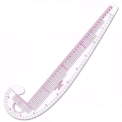 Multi-function Plastic French Curve Sewing Ruler Easy Curve Ruler for Knitter^h^