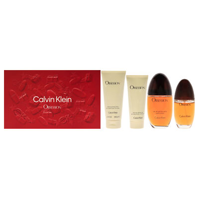 Obsession by Calvin Klein for Women - 4 Pc Gift Set Kit