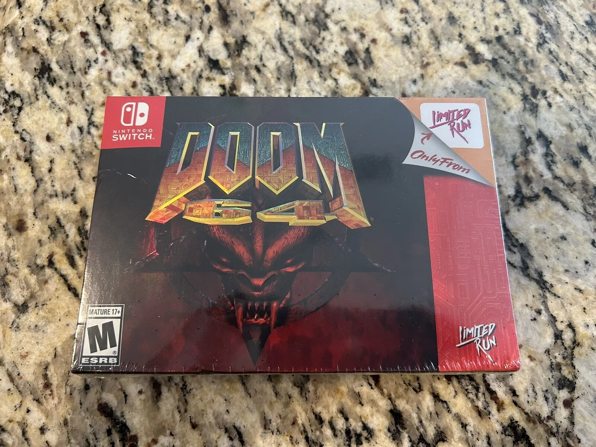 Doom 64 Nintendo Switch 2021 Limited Run Best Buy Brand New Sealed