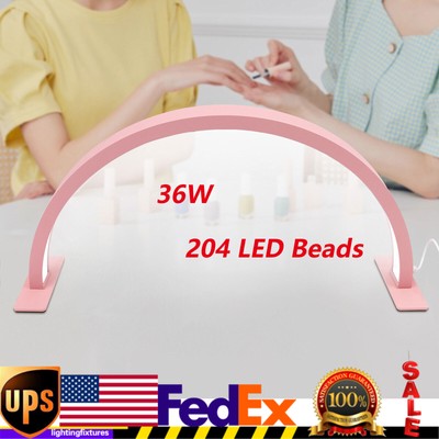 180° Half Moon Led Salon Light Adjustable For Nail Salon Make-up Styling Tattoo 