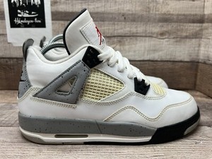 Air Jordan 4 Retro og Cemento Blanco 2016 836016 -192 Juventud tamaño 6Y  para mujeres tamaño 7.5 | eBay